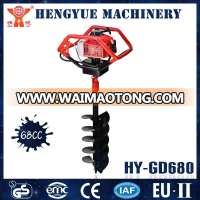 HY-GD680 68cc tree planting earth auger ground hole drill earth auger